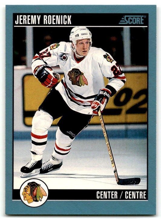 1992-93 Score Jeremy Roenick Chicago Blackhawks #200