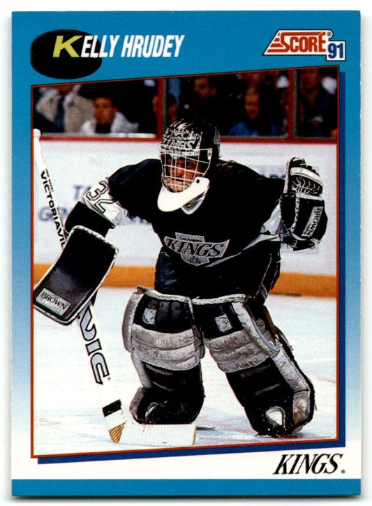 1991-92 Score Canadian Bilingual Kelly Hrudey Los Angeles Kings #451