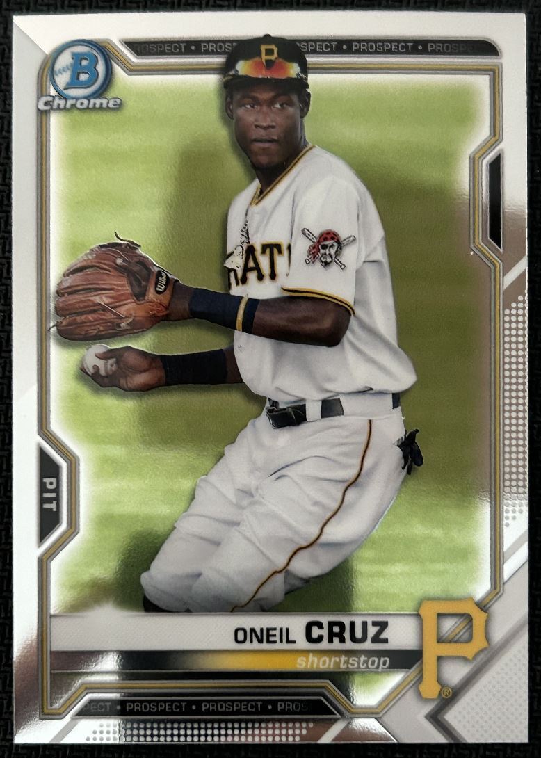 2021 Bowman Chrome Prospects Oneil Cruz Pittsburgh Pirates #BCP-24