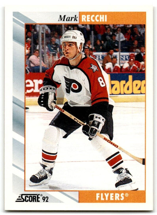 1992-93 Score Mark Recchi Philadelphia Flyers #180