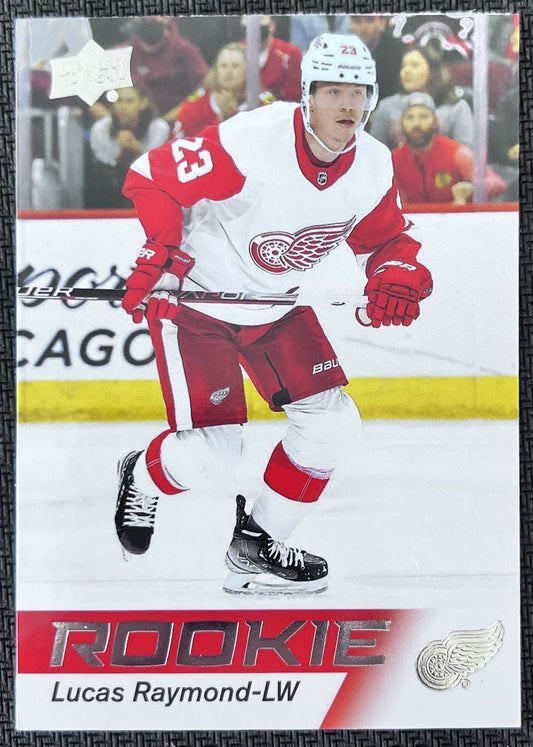 2012-13 Upper Deck NHL Star Rookie Lucas Raymond Rookie Detroit Red Wings #20