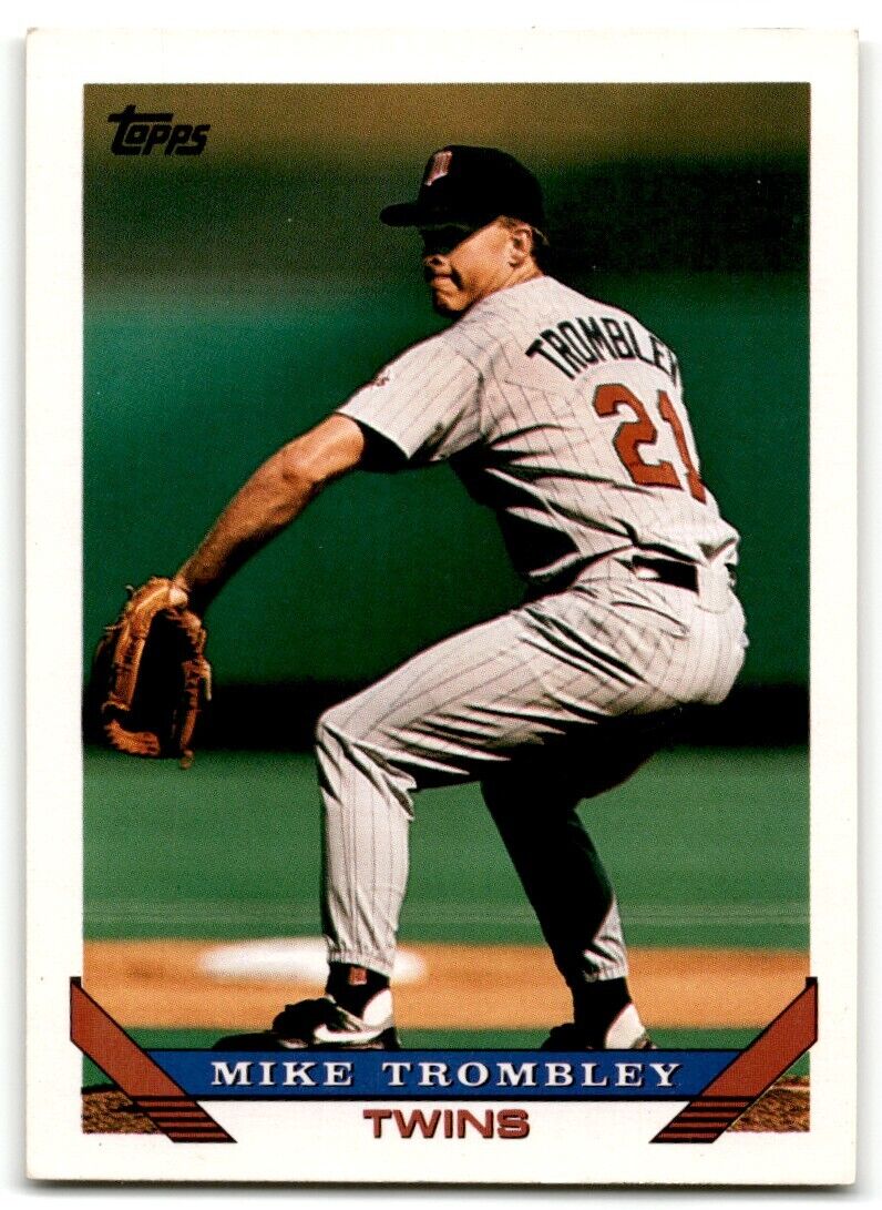 1993 Topps Mike Trombley Minnesota Twins #588