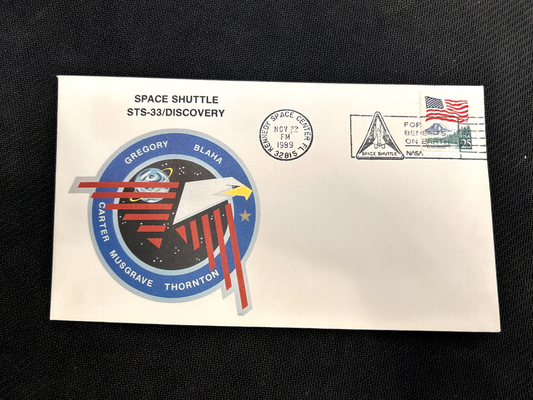 NASA Space Shuttle Discovery STS-33 cover