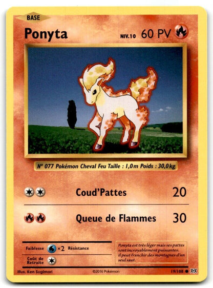 2016 XY - Evolutions Ponyta Basic/Common #19