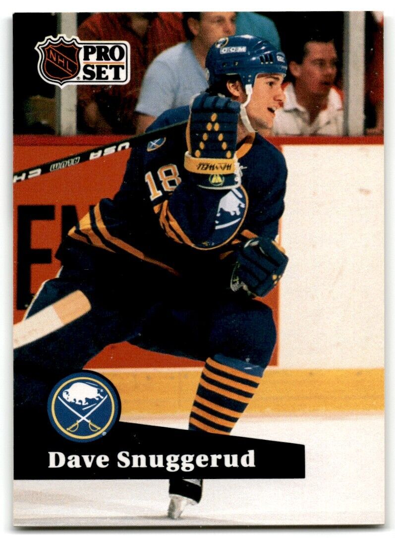 1991-92 Pro Set Dave Snuggerud Buffalo Sabres #18