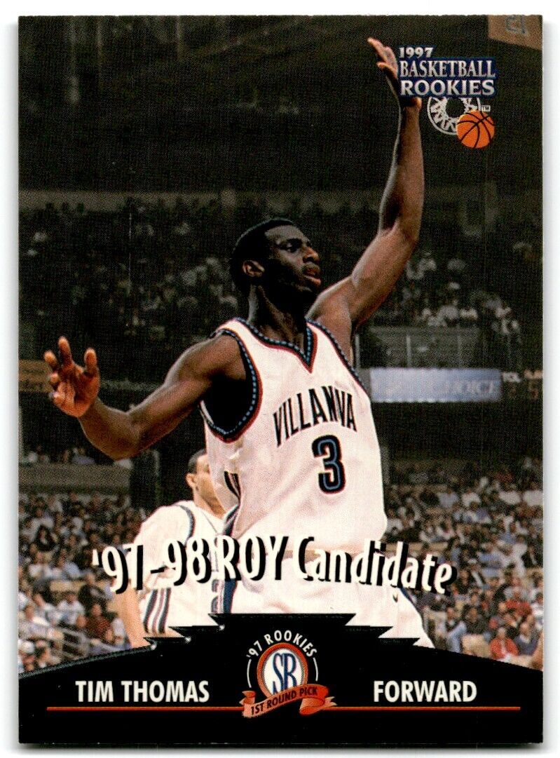 1997-98 Score Board Rookies Tim Thomas Villanova Wildcats #60