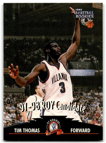 1997-98 Score Board Rookies Tim Thomas Villanova Wildcats #60