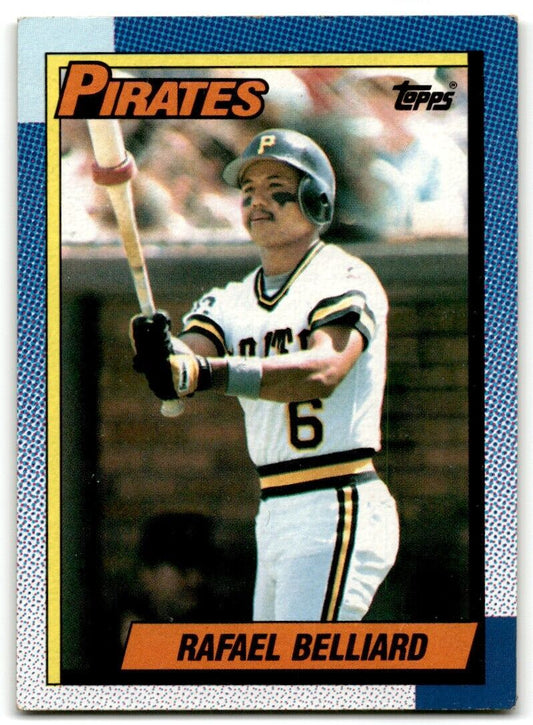 1990 Topps Rafael Belliard Pittsburgh Pirates #143