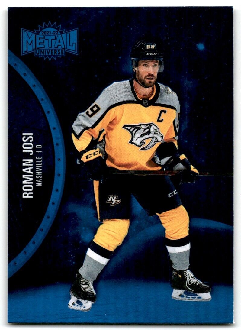 2021-22 Skybox Metal Universe Roman Josi Nashville Predators #129