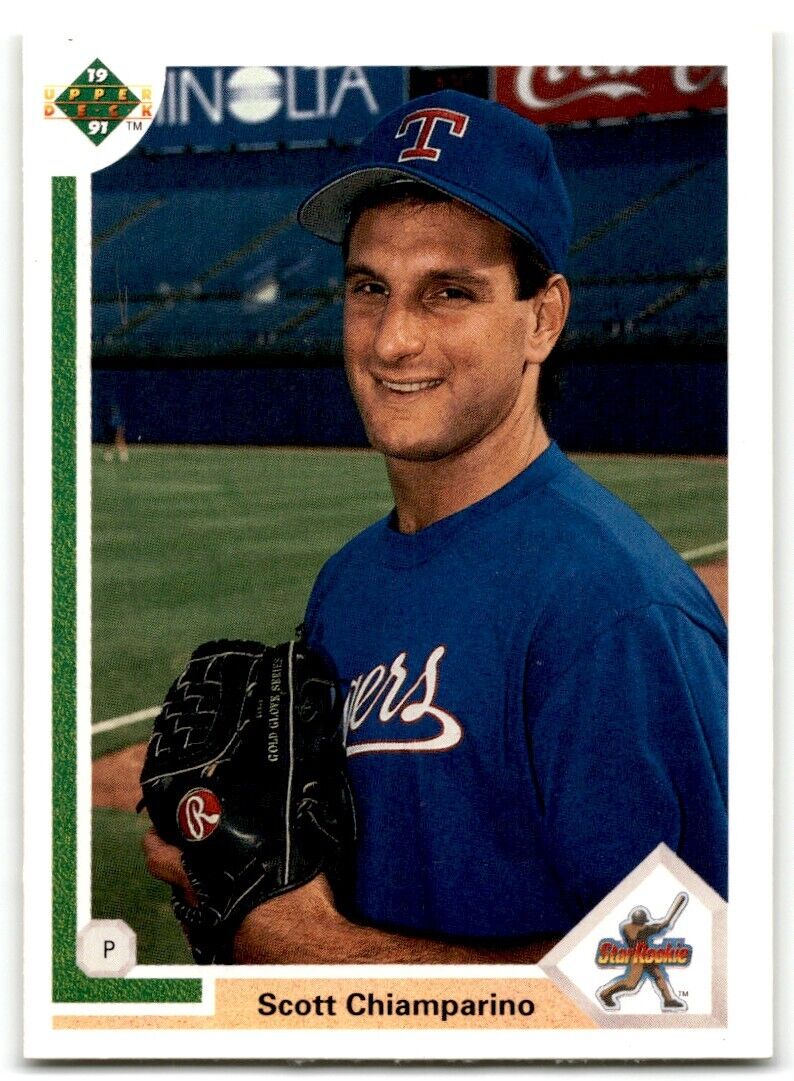 1991 Upper Deck Scott Chiamparino Texas Rangers #8