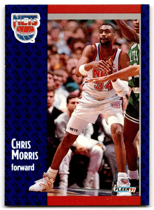 1991-92 Fleer Chris Morris New Jersey Nets #133