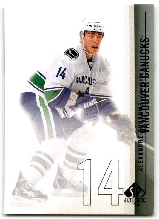 2010-11 SP Authentic Alexandre Burrows Vancouver Canucks #72