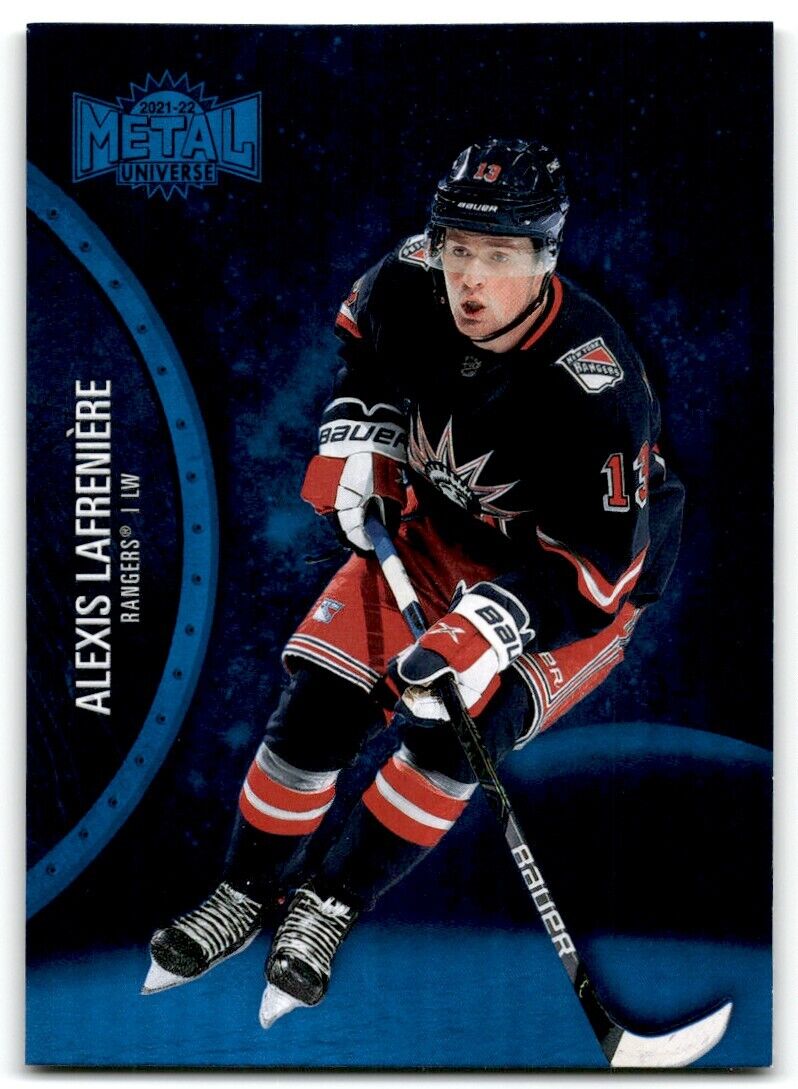 2021-22 Skybox Metal Universe Alexis Lafreniere New York Rangers #139