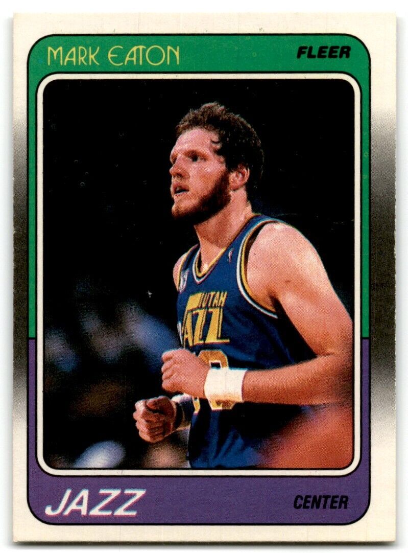 1988-89 Fleer Mark Eaton Utah Jazz #112