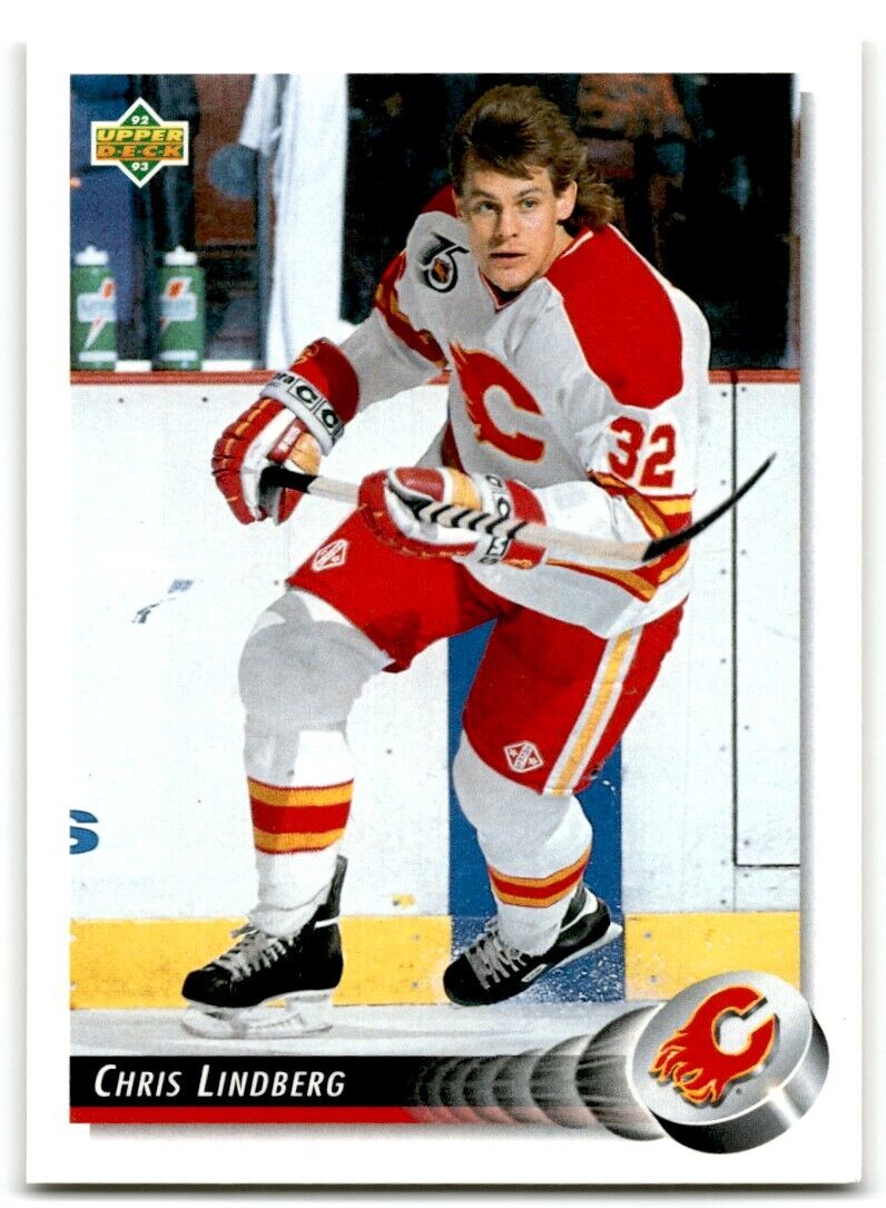 1992-93 Upper Deck Chris Lindberg Calgary Flames #97B