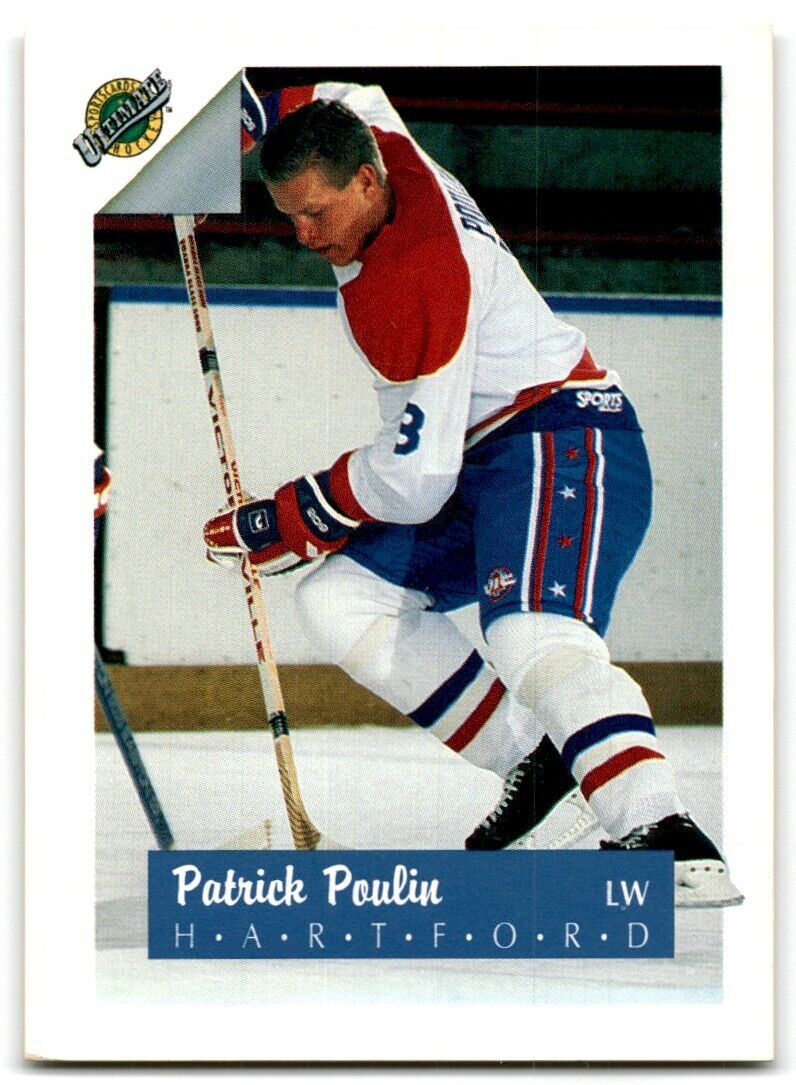 1991-92 Draft Patrick Poulin Hartford Whalers #8