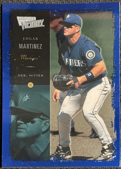 2000 Upper Deck Victory Edgar Martinez Seattle Mariners #17