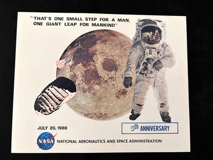 NASA Apollo 11 5th anniversary 8X10 litho