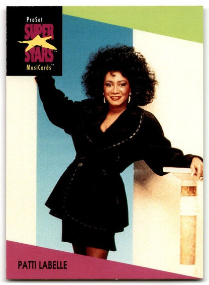 1991-92 ProSet Super Stars MusiCard Patti Labelle #62