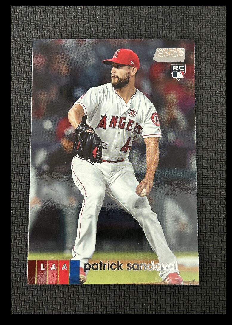 2020 Topps Stadium Club Patrick Sandoval Rookie Los Angeles Angels #204