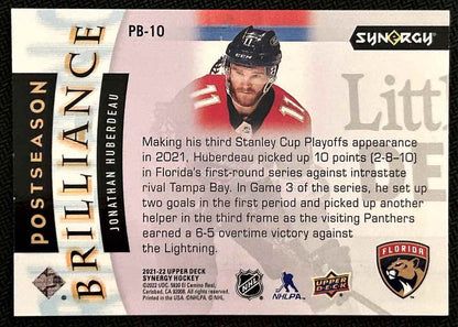 2021-22 Upper Deck Synergy Postseason Brilliance Jonathan Huberdeau Florida