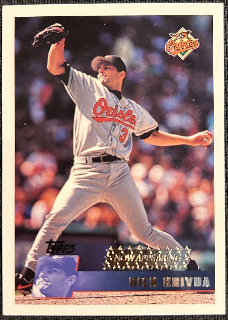 1996 Topps Rick Krivda Baltimore Orioles #352