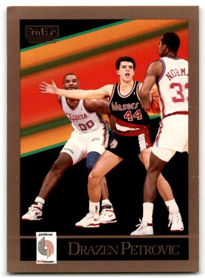 1990-91 SkyBox Drazen Petrovic Rookie Portland Trail Blazers #237