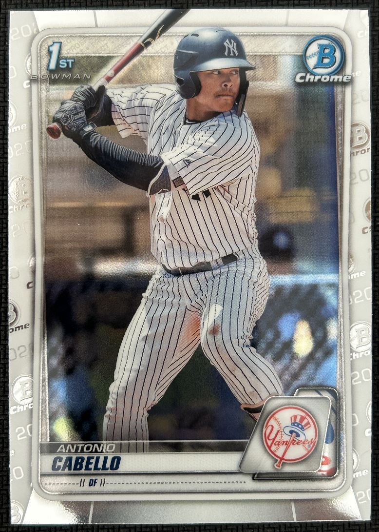 2020 Bowman Chrome Prospects Antonio Cabello New York Yankees #BCP-85