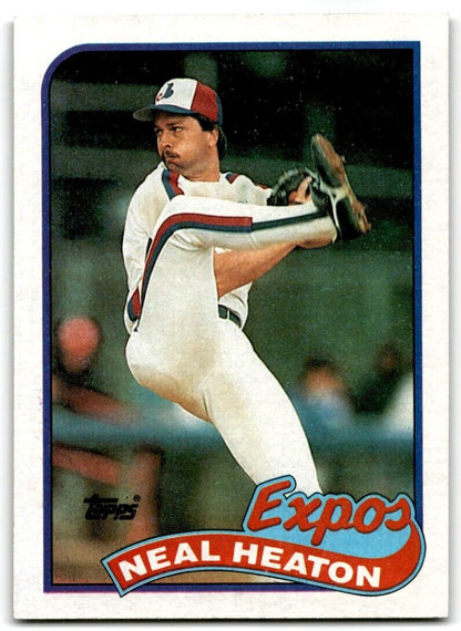 1989 Topps Neal Heaton Montreal Expos #197