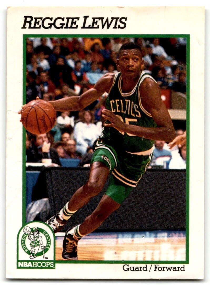 1991-92 Hoops Reggie Lewis Boston Celtics #13