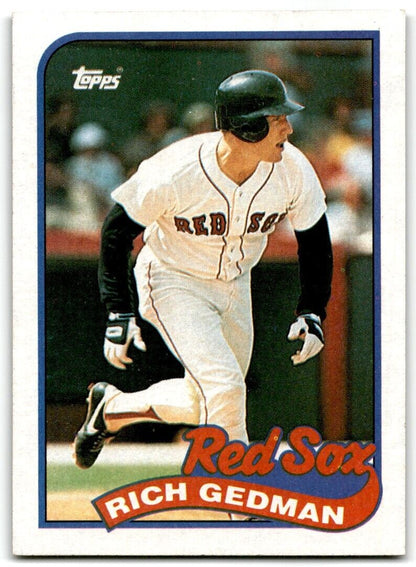 1989 Topps Rich Gedman Boston Red Sox #652