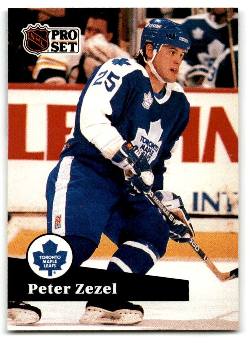 1991-92 Pro Set Peter Zezel Toronto Maple Leafs #227