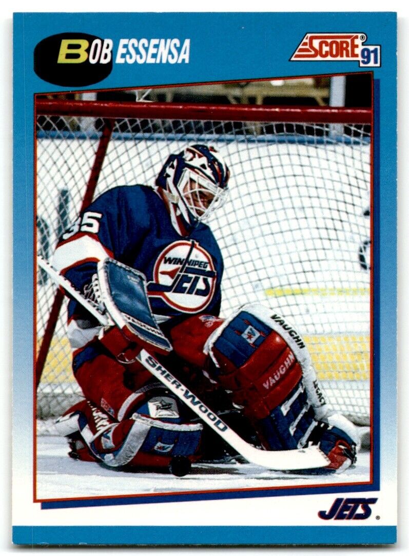 1991-92 Score Canadian Bilingual Bob Essensa Winnipeg Jets #471