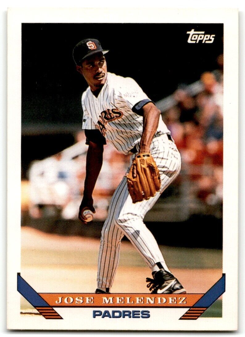 1993 Topps Inaugural Marlins Jose Melendez San Diego Padres #58