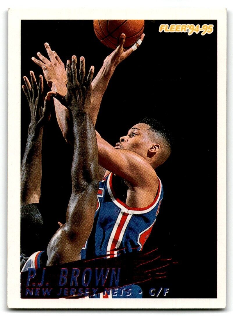 1994-95 Fleer P.J. Brown New Jersey Nets #141