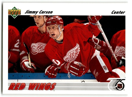 1991-92 Upper Deck Jimmy Carson Detroit Red Wings #161B