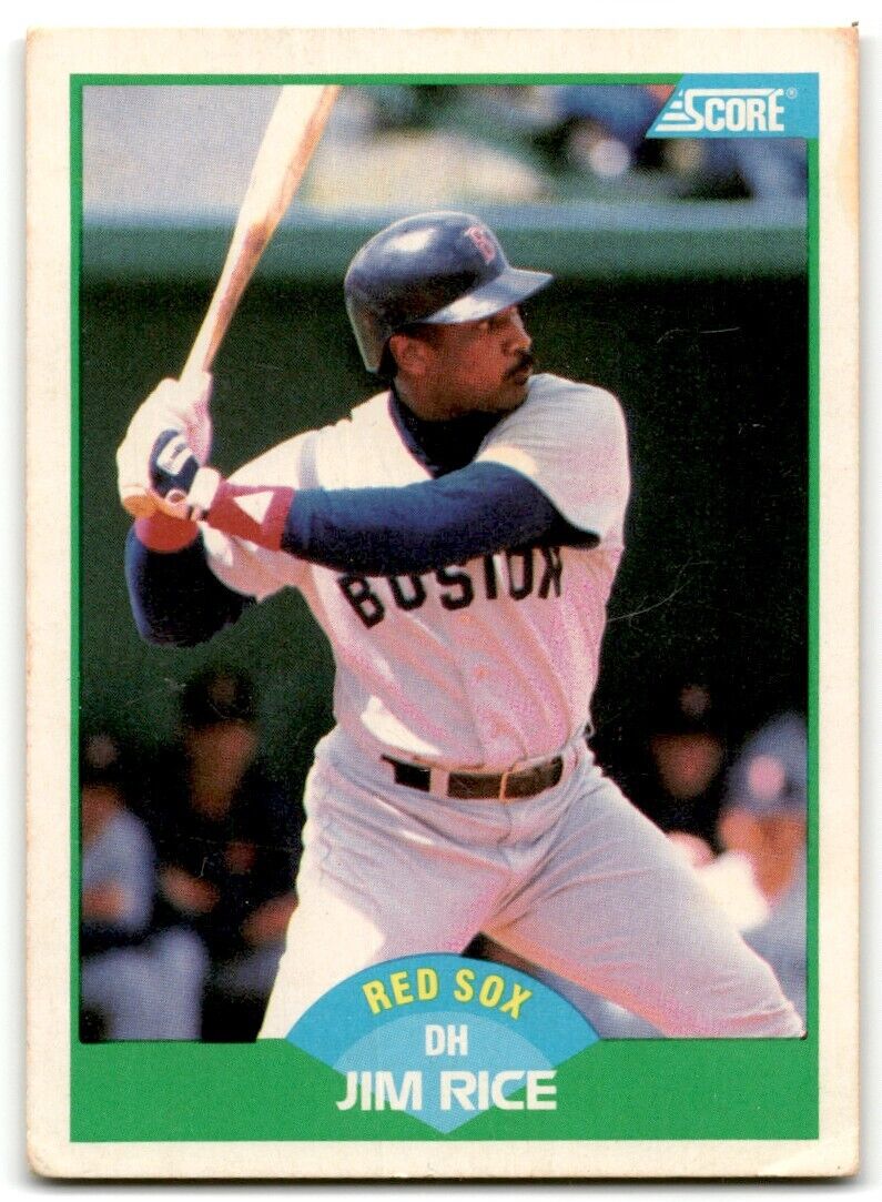 1989 Score Jim Rice Boston Red Sox #85