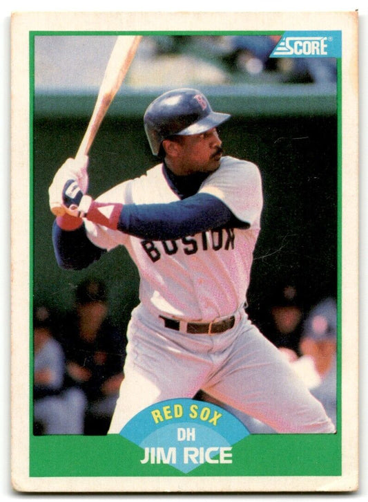 1989 Score Jim Rice Boston Red Sox #85