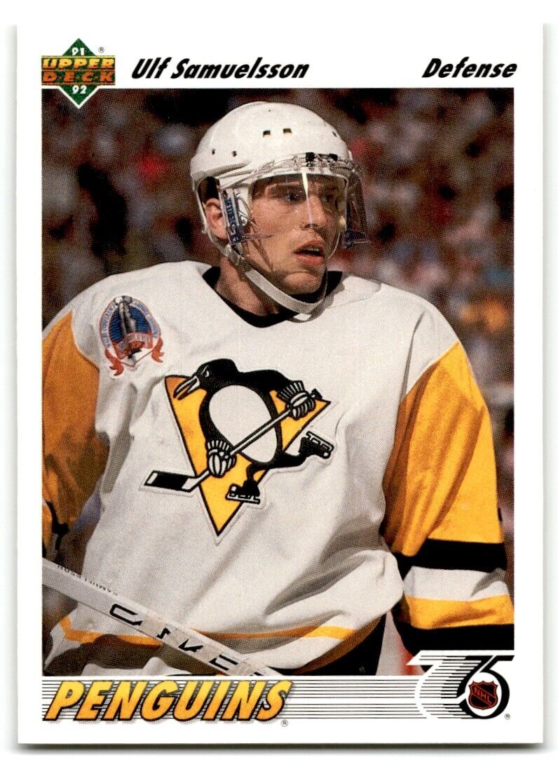 1991-92 Upper Deck Ulf Samuelsson Pittsburgh Penguins #230