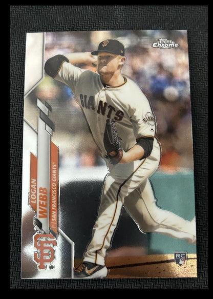 2020 Topps Chrome Logan Webb Rookie San Francisco Giants #117