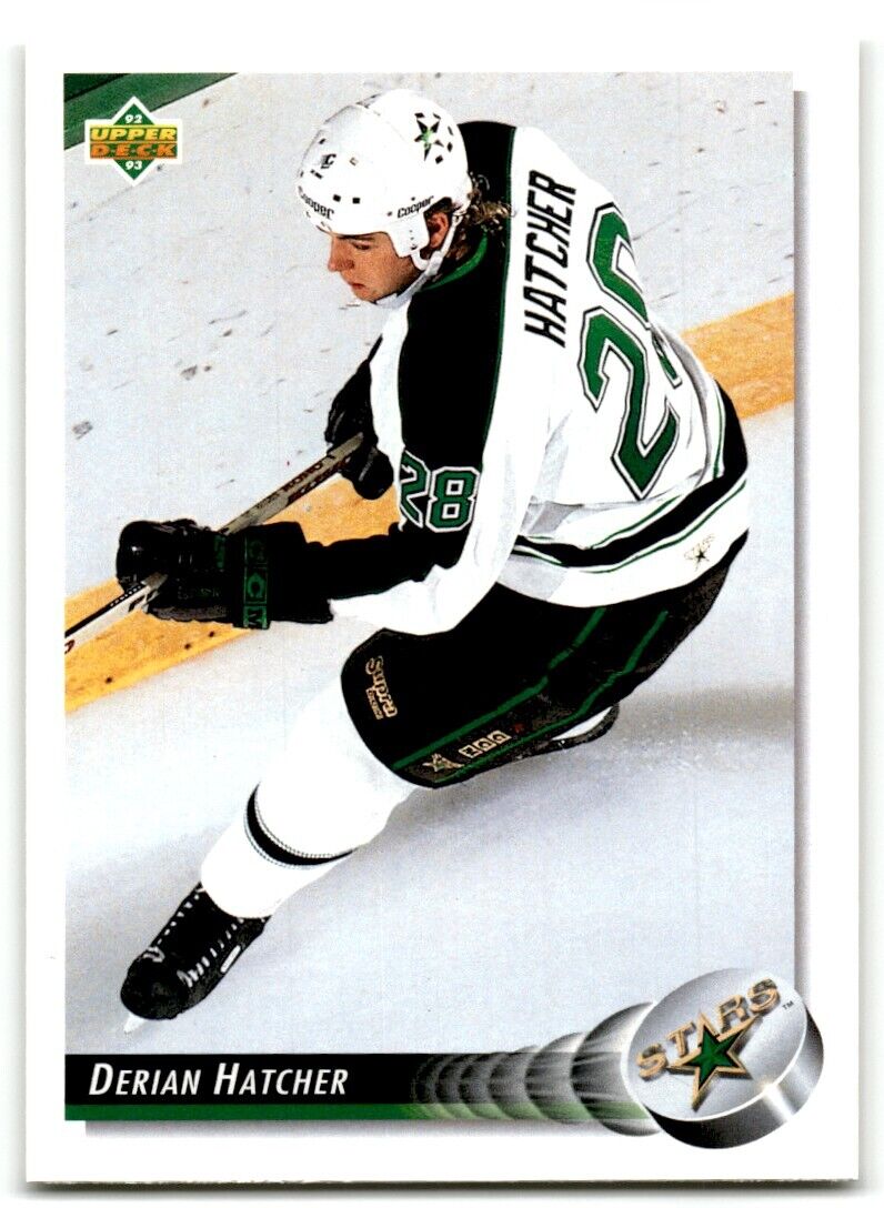 1992-93 Upper Deck Derian Hatcher Minnesota North Stars #287