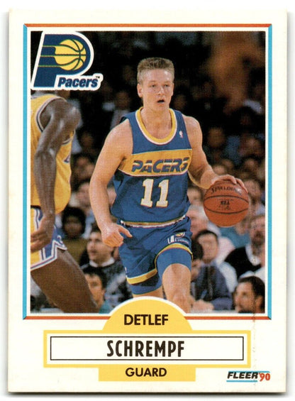 1990-91 Fleer Detlef Schrempf Indiana Pacers #81