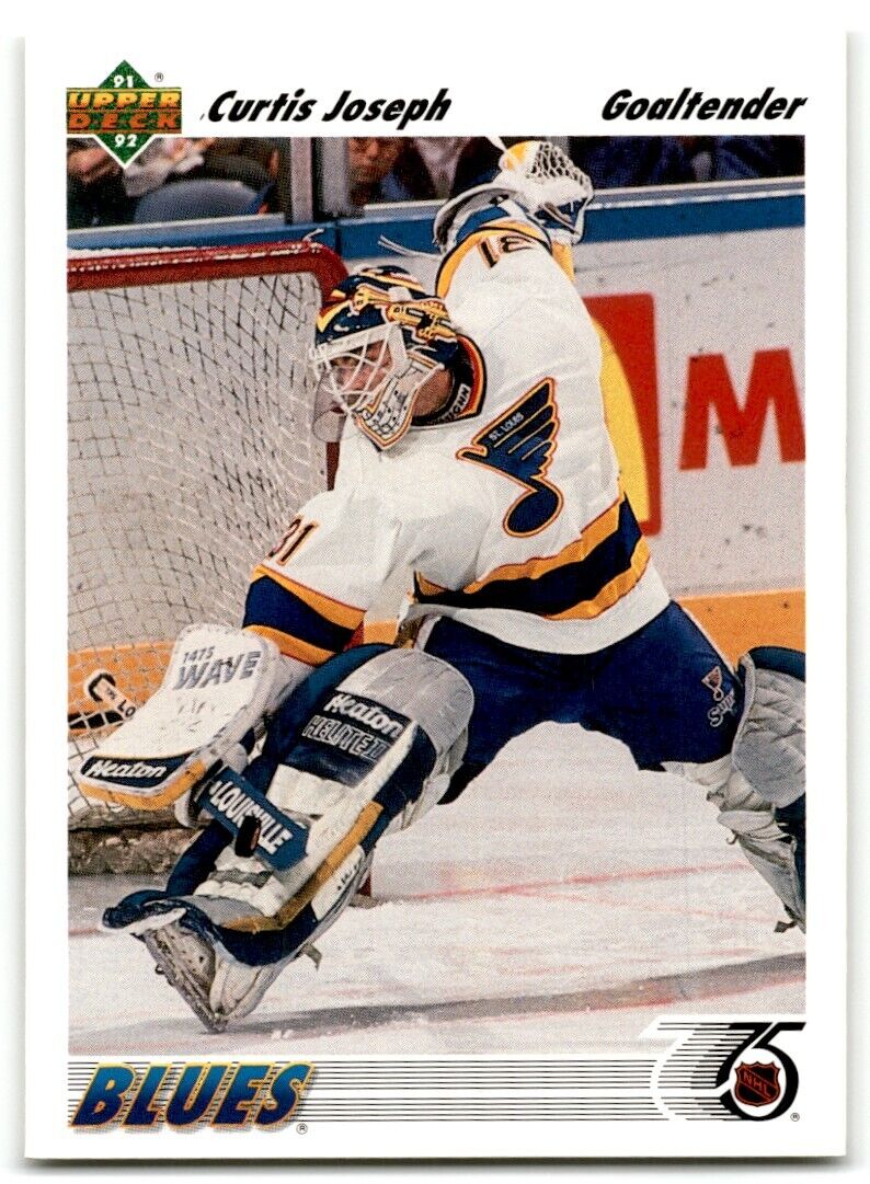 1991-92 Upper Deck Curtis Joseph St. Louis Blues #139