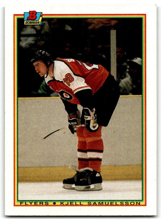 1990-91 Bowman Kjell Samuelsson Philadelphia Flyers #111