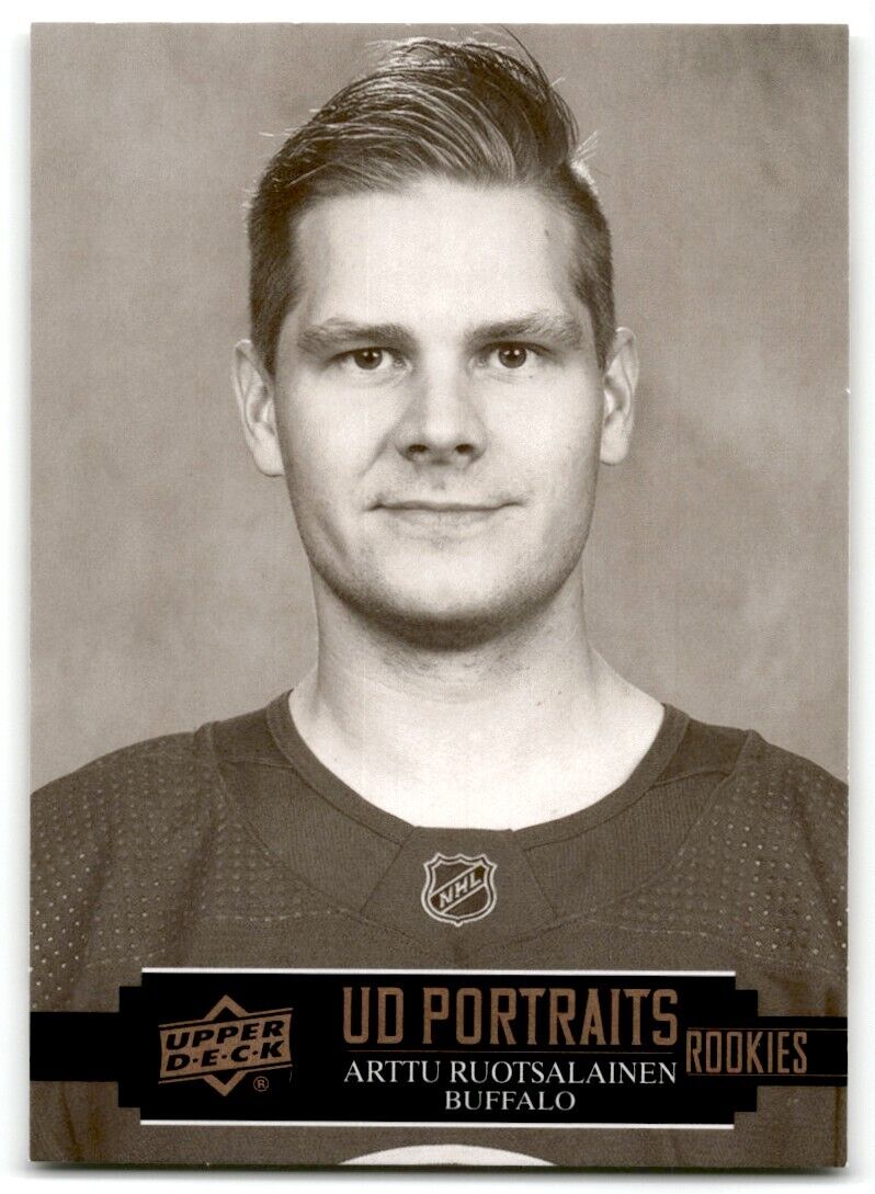 2021-22 Upper Deck UD Portraits Arttu Ruotsalainen Buffalo Sabres #P-56