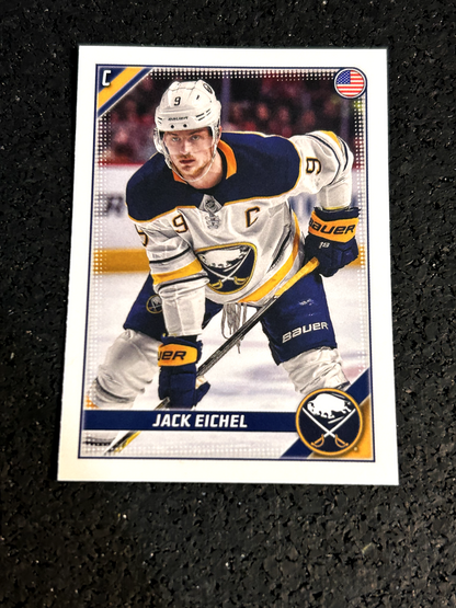 2019-20 Topps NHL Stickers #66 Jack Eichel - Buffalo Sabres