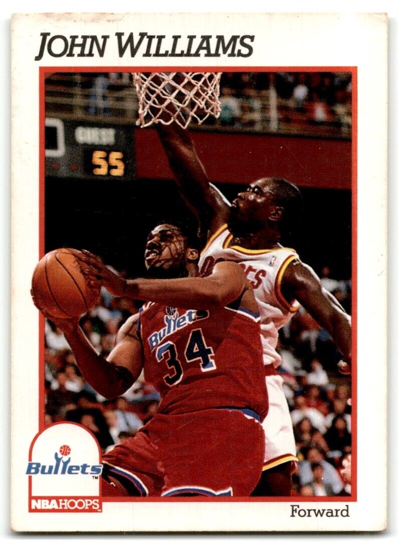 1991-92 Hoops John Williams Washington Bullets #220