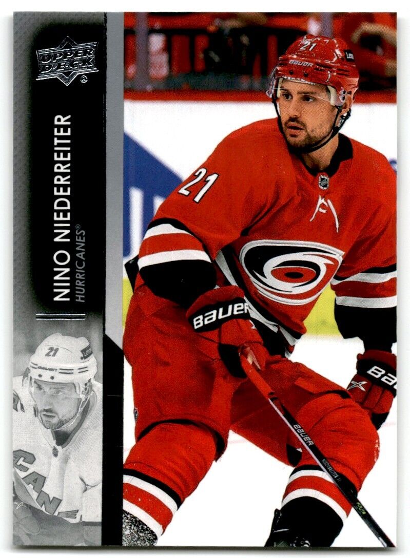 2021-22 Upper Deck Nino Niederreiter Carolina Hurricanes #284