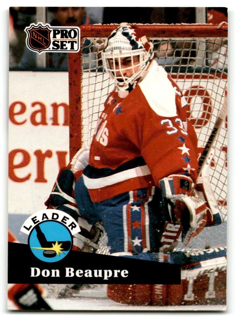 1991-92 Pro Set French Don Beaupre Washington Capitals #601