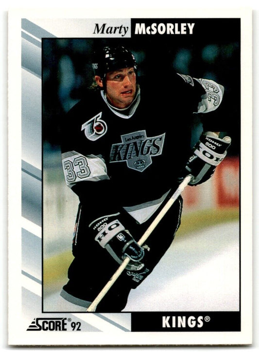 1992-93 Score Marty McSorley Los Angeles Kings #26